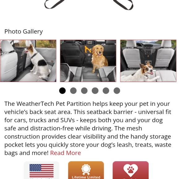 Weather tech pet partition - Picture 8 of 9